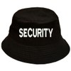 Lufufu Security 100% Cotton Bucket Hat Cap Black