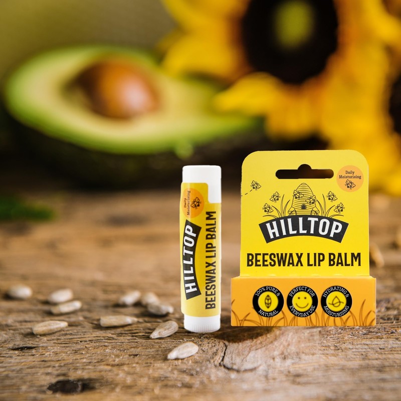 Hilltop Honey - Original Beeswax Lip Balm - Moisturising -