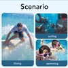 Action Camera Waterproof Case Underwater Protective Housing Case Compatible for