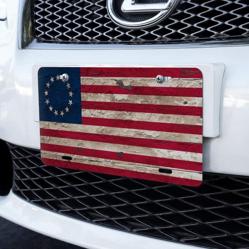 GRAPHICS & MORE Rustic Betsy Ross 1776 Distressed American Flag