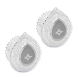 YAFIYGI 2Pcs Shower Knob Replacement Handle Kit Universal Bathtub Faucet Pull Out Knobs Tub Handles Replacements for Bath Water Control Chrome Insert Compatible with 100710 Single Showers