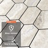 Vamos Tile Long Hexagon Peel and Stick Backsplash Tile -