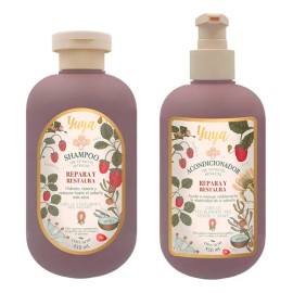 Shampoo Y Acondicionador Yuya Cabello Dañado Con Argán 450ml