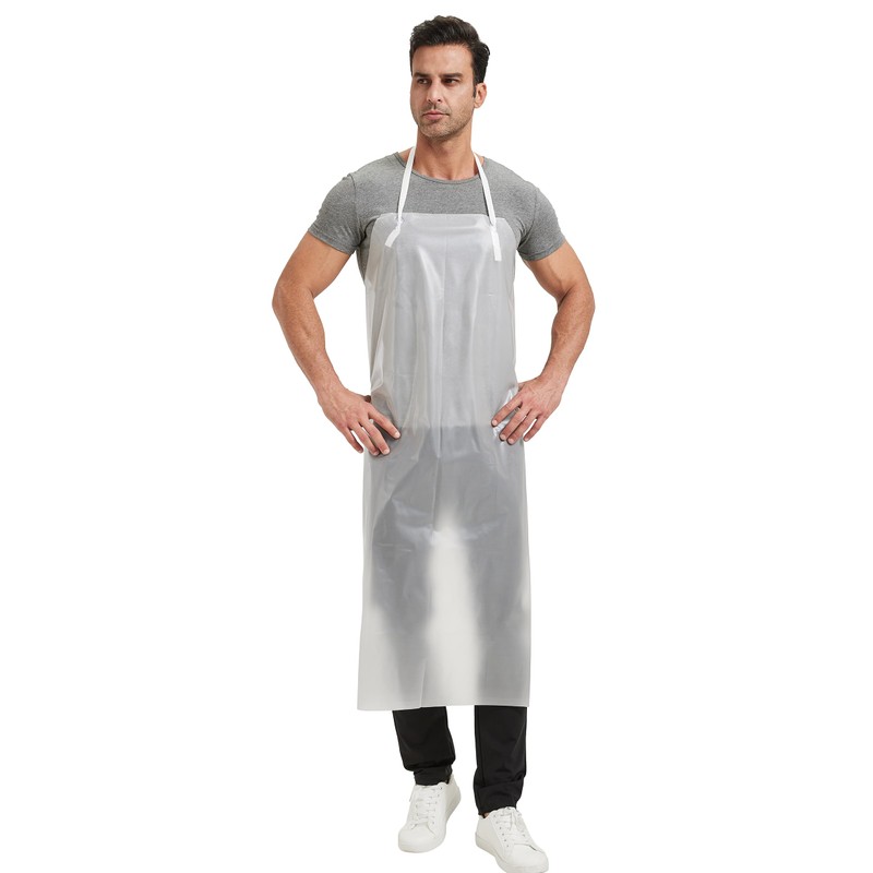 Nanxson Unisex Bib Apron TPU Waterproof Odourless Lightweight Work Apron