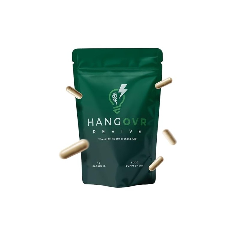 Hangovr Party Recovery Supplement, Wake Up Fresh | 40 Capsules,