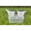 2Pcs Eye Wash Cup,Eye Cups for Eye Wash,Silicone Eye Bath