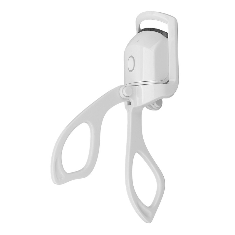 Heated Eyelash Curler USB Chargeable Long Lasting Mini Portable White