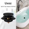 Bathtub Drain Stopper, Uxoz Universal Tub Stopper for Replacing Tip