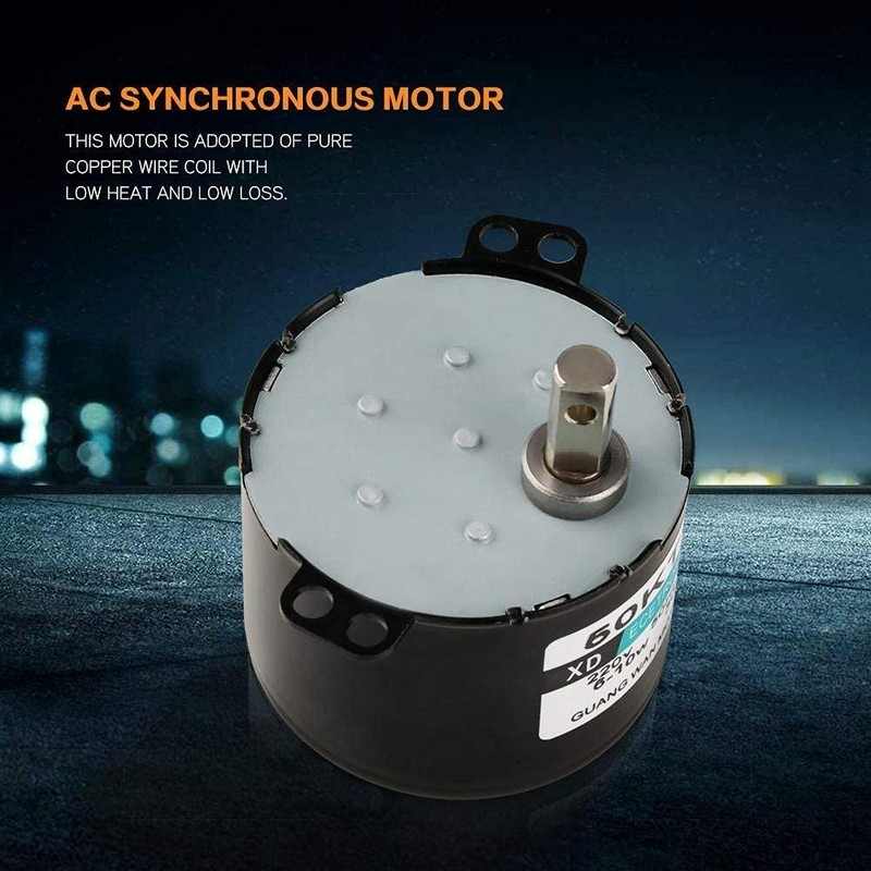 50KTYZ AC 220V 6-10w Miniature Permanent Magnet Synchronous Motor CW/CCW