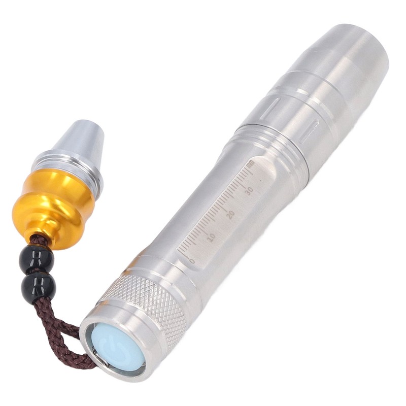 Identification Flashlight 3LED 3 Color Modes High Brightness Pocket Jade