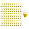 100 Pcs Door Panel Wheel Arch Trim Moulding Clips, Wheel