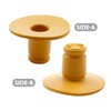 Hoypeyfiy 2Pcs 12802494 Heavy Duty Rear Spring Lower Bump Stop