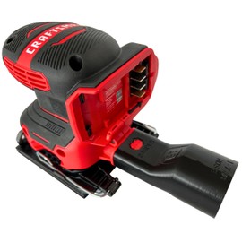 Sander Vacuum Adapter for CRAFTSMAN 1/4 Sheet Sander CMCW222 - Shop Vac Attachment for Dust Collection Reducer by 1058Designs (1-7/8")