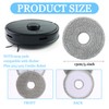 LemonRoad 4 Pack Microfiber Replacement Mop Pads Compatible with iRobot