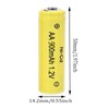 XFULL 12 Packs 1.2V AA Ni-Cd 900mAh Rechargable Batteries for