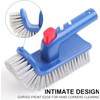 Liyquint Upgraded Aluminum Pool Brush Head – Heavy Duty Scrub