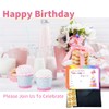 Rainbow Birthday Invitation Cards -15PCS with Envelopes for Birthday Party,