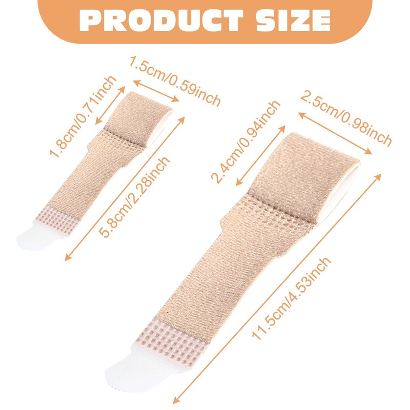 FOSDICK Pack of 20 Finger Splints, Breathable Buddy Loops Finger,
