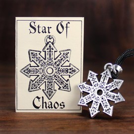Pewter Chaos Magick Star Pendant