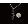 Fashion Jewelry JESUS CROSS CALVARY CHRISTIAN PRAY pendant 22" 925