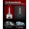 Torchbeam D1S HID Bulbs, 6000K Diamond White Xenon Headlight Bulbs,