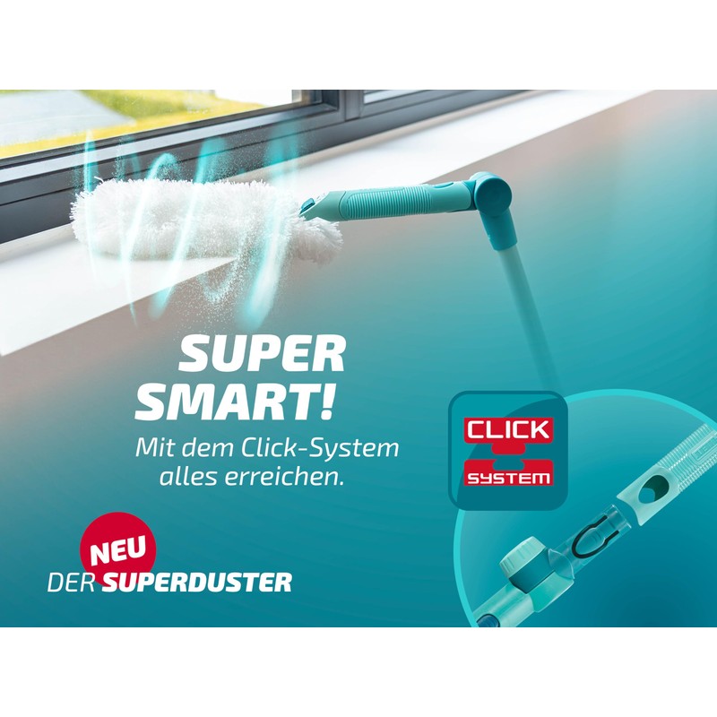 Leifheit Superduster Duster, Washable Microfibre Dust Textile for Quick Dust