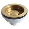 Talea Kitchen Sink Strainer 114mm Brushed Gold Drain System Basket