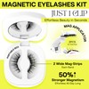 CALAILIS Magnetic Eyelashes with Applicator Upgrade Soft Magnetic Eyelashes Natural