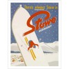 Stowe Vermont Ski Poster - 22 x 28 inches, Comes