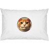 2 x 'Smiling Ginger Cat' Cotton Pillow Cases (PW00039710)