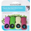 KitchenCraft Chunky Magnetic Clips for Food Bags and Memos, Plastic,