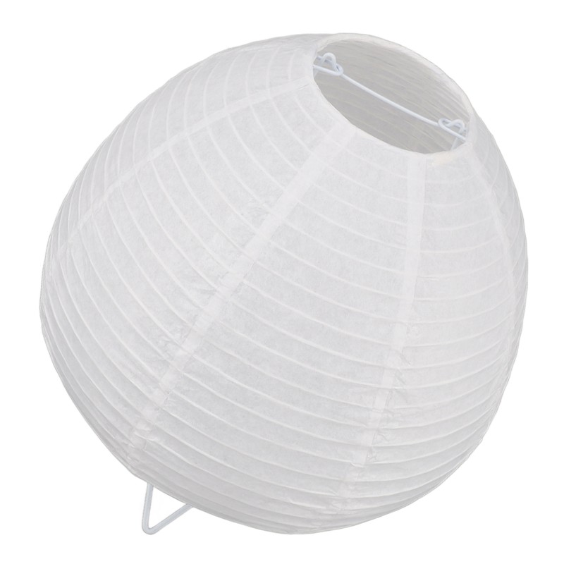 Lantern Table Paper Lamp Warm Light E14 Bulb Simple Installation