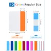 GAUENEEN 500 Pcs Sticky Page Tabs, Book Tabs Writable, 2