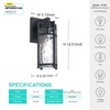 Flynix Outdoor Wall Light Fixtures, Waterproof Front Porch Light, Modern