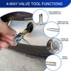 HQRNYP 3PCS Tire Valve Stem Removal Tool, Valve Core Removal