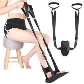 Stretching Strap - Strap Stretching Equipment - Professional Padded Adjustable Bands for Yoga Heel Spurs Recovery Home Gym Men Women Foot Drop