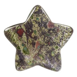 mookaitedecor Pack of 5 Star Shape Crystal Healing Stone, Polished Pocket Stones Palm Worry Chakra Stones for Reiki, Meditation, Jewellery Making & Home Decoration, Stone Crystal, Dragon Blood