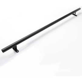 KINMADE Rolling Library Ladder Hardware Kit, Multi-use for Loft Stairs/Bookshelf, Telescopic Upper Roller (4FT Sliding Kit)