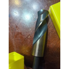 MORSE 19062 1424S Silver & Deming Drill, 1 in Drill - Decimal Inch, 1/2 in Shank