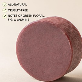 Leaf Shave | Shave Soap Bar, Mediterranean Fig - All-Natural, Fragrance-Free Bar Soap for Shaving for Women & Men, 3 oz