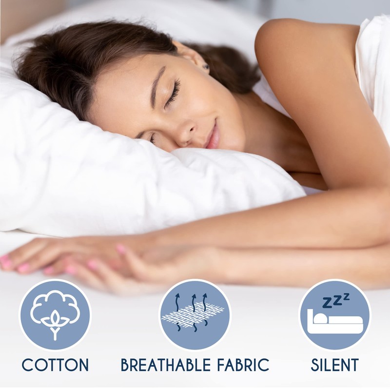 Waterproof Mattress Protector 80 x 200 cm by Dreamzie (Made