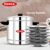 PANCA Idli Maker With 6 Plates - Stainless Steel Premium