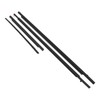 4Pcs Car Window Seal Stripe 68161‑35073 Replacement For Toyota FJ