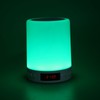 Bluetooth Speaker Alarm Clock Colorful Night Light Touch Control LED