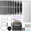 13 Pairs Interchangeable Knitting Needles Set with 4 Flexible Cables,