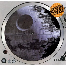 Plastic Waffles DJ Deathstar Darth Vader Wars #3 Slipmat Turntable 12" Record Player Audiophile
