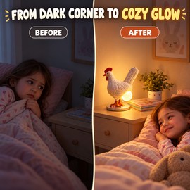 Cute Chick LED Night Light for Kids – 20cm Animal Lamp for Bedroom Decor, Easter Party & Christmas Gift for Kids
