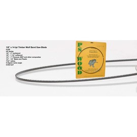 PS Wood Timber Wolf 73 1/2 x 1/8 x 14 tpi Band Saw Blade