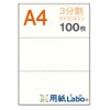 Paper Labo A4 Blank Paper 3 Divisions, 111.3 lbs (55