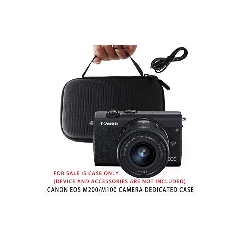Funda rígida de EVA para cámara Canon EOS M200/M100